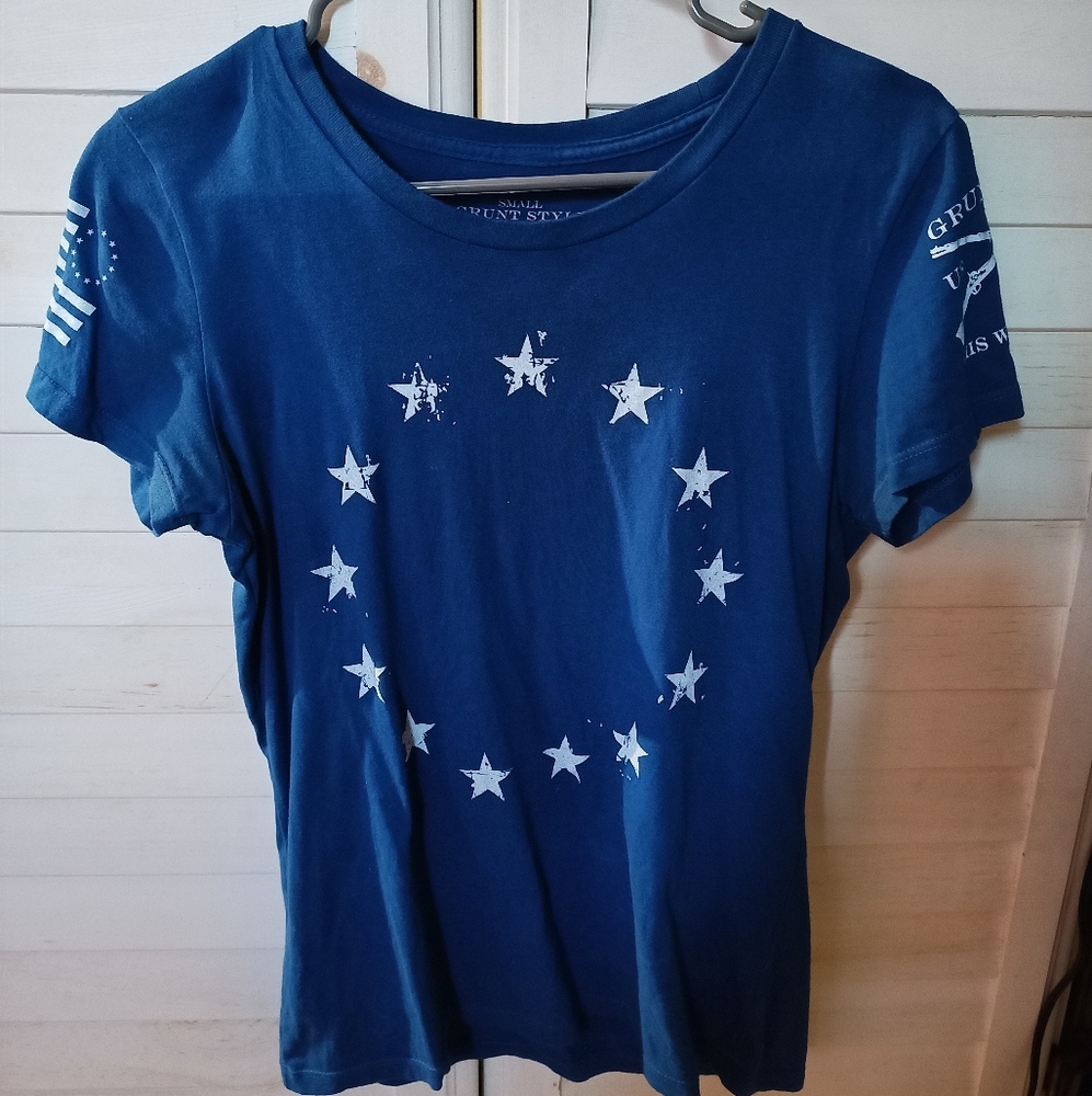 Grunt style Betsy Ross flag t-shirt